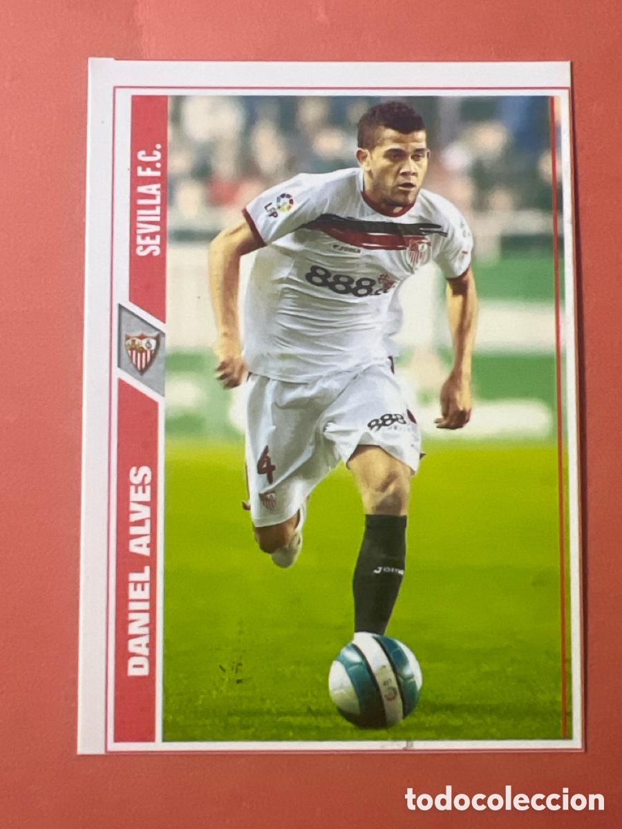 Cromos de f&uacute;tbol: A65. 66 DANIEL ALVES SEVILLA MUNDICROMO FICHAS DE LA LIGA 2007-2008 07-08