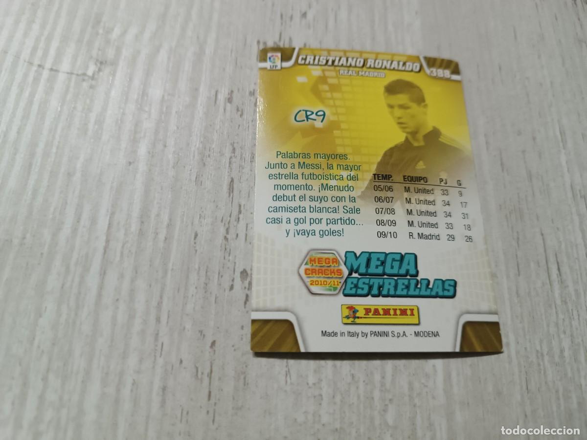 Cromos de f&uacute;tbol: CRISTIANO RONALDO MEGACRACKS 2010 2011 10 11. MEGA ESTRELLAS 388