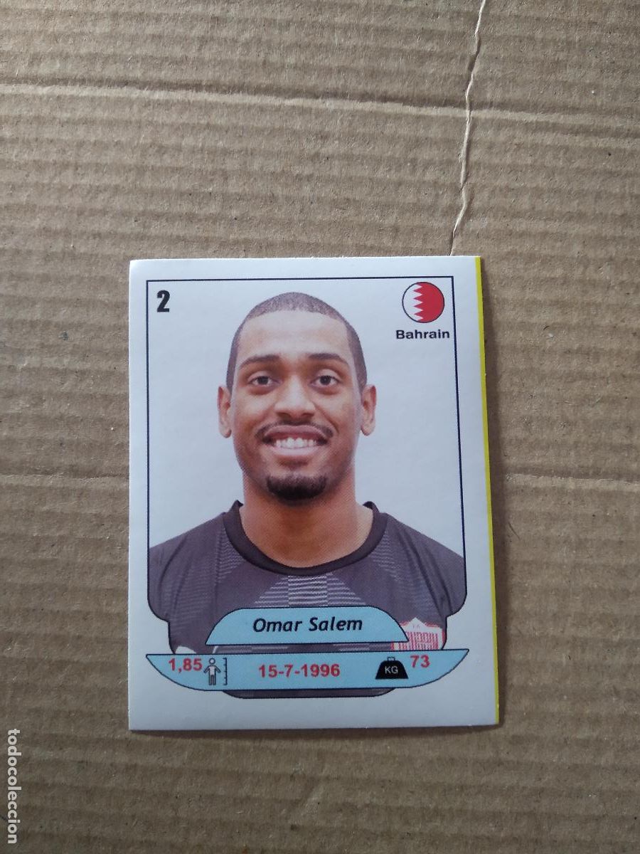 Fu&szlig;ball-Sticker: 2 OMAR SALEM BAHRAIN CROMO FUTBOL ARABIAN GULF CUP 2025 COPA GOLFO ARABIA 25 HORUS