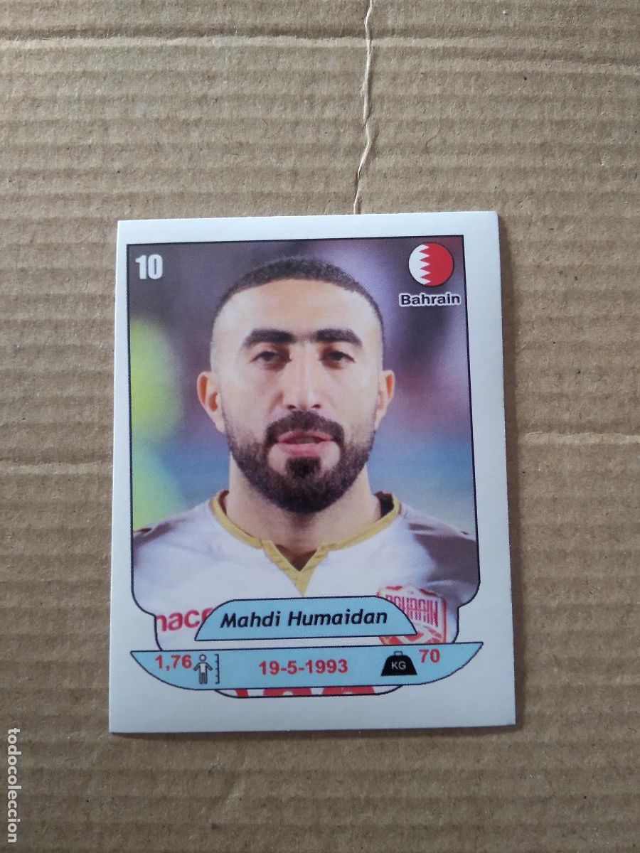 Fu&szlig;ball-Sticker: 10 MAHDI HUMAIDAN BAHRAIN CROMO FUTBOL ARABIAN GULF CUP 2025 COPA GOLFO ARABIA 25 HORUS