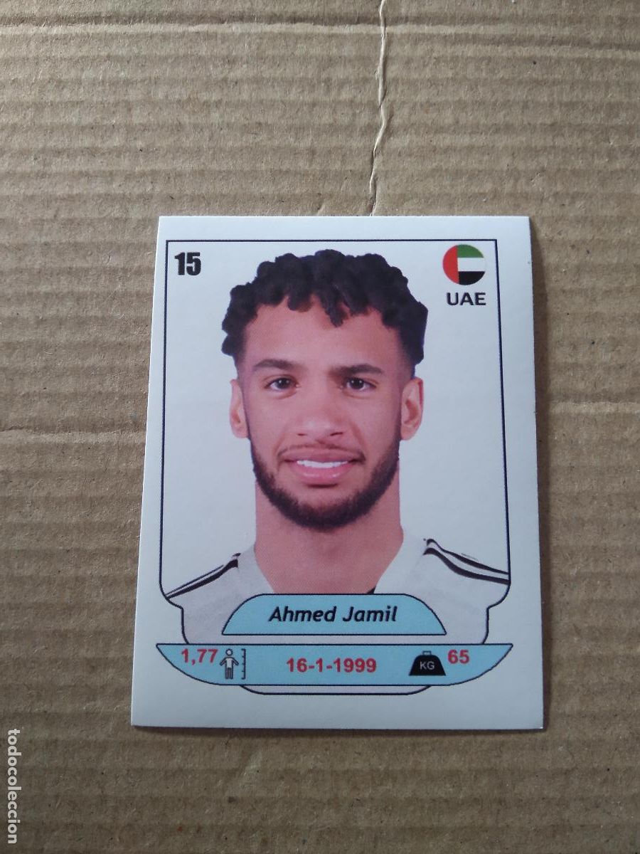Fu&szlig;ball-Sticker: 15 AHMED JAMIL UAE CROMO FUTBOL ARABIAN GULF CUP 2025 COPA GOLFO ARABIA 25 HORUS