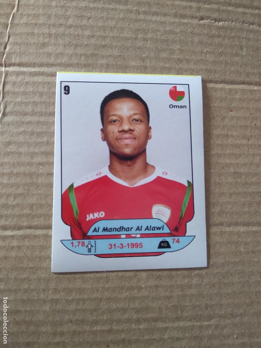 Football Stickers: 9 AL MANDHAR AL ALAWI OMAN CROMO FUTBOL ARABIAN GULF CUP 2025 COPA GOLFO ARABIA 25 HORUS