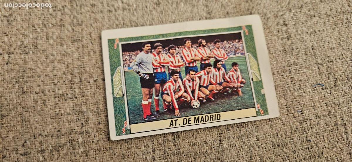Football Stickers: atletico de madrid alineacion este 1984 1985 84 85 sin pegar