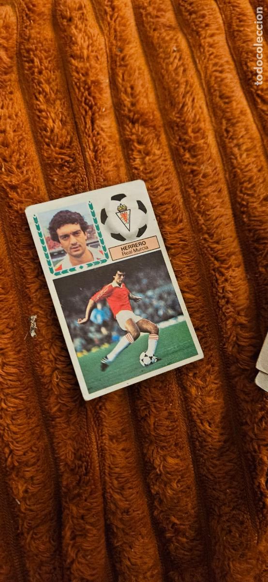 Figurine di Calcio: herrero fichaje 11 murcia este 1983 1984 83 84 sin pegar