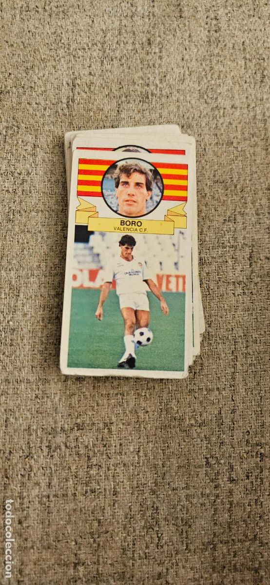Cromos de F&uacute;tbol: boro fichaje 40 valencia este 1985 1986 85 86 sin pegar