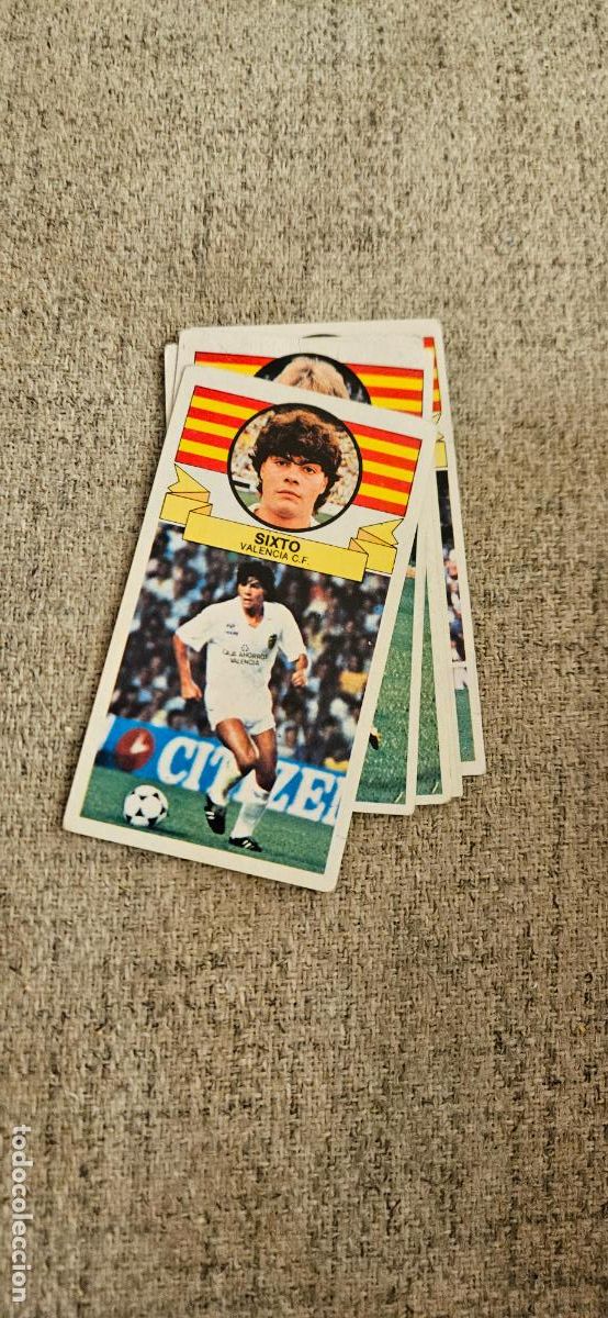 Figurine di Calcio: sixto valencia este 1985 1986 85 86 sin pegar