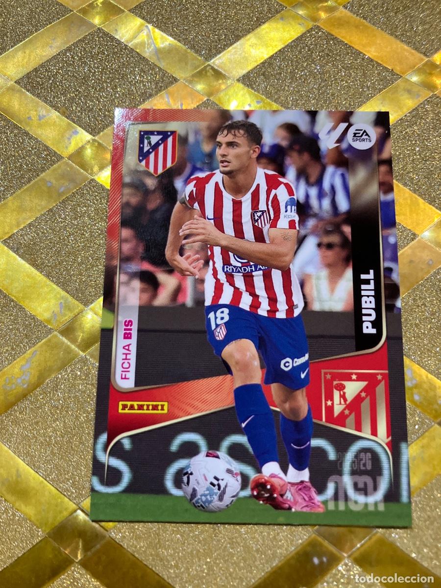 Cromos de f&uacute;tbol: CROMO DE FUTBOL NUMERO 58 BIS PUBILL ATLETICO DE MADRID MEGACRACKS 2025 2026 MGK PANINI !