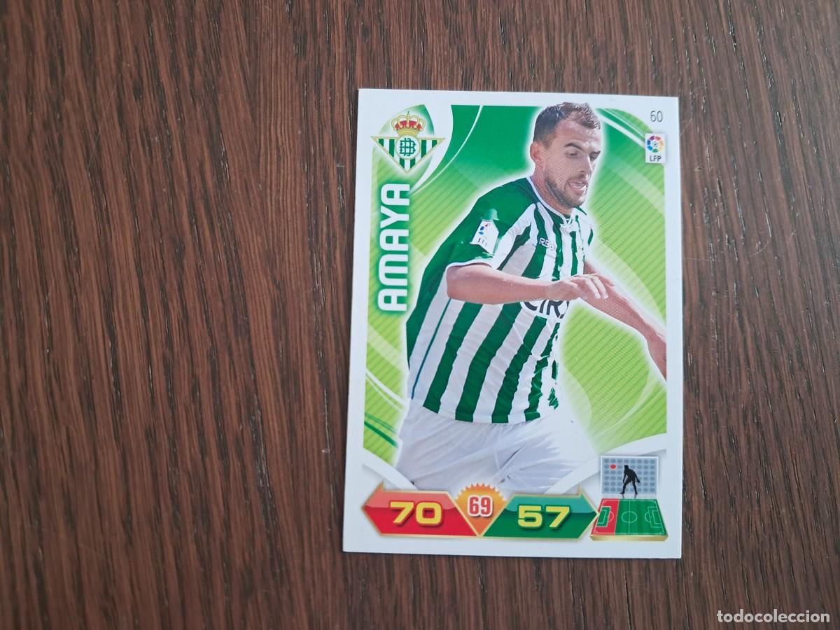 Figurine di Calcio: AMAYA N&ordm; 60 (BETIS) ADRENALYN XL LIGA 2011 2012 PANINI CROMO FUTBOL CARD FICHA