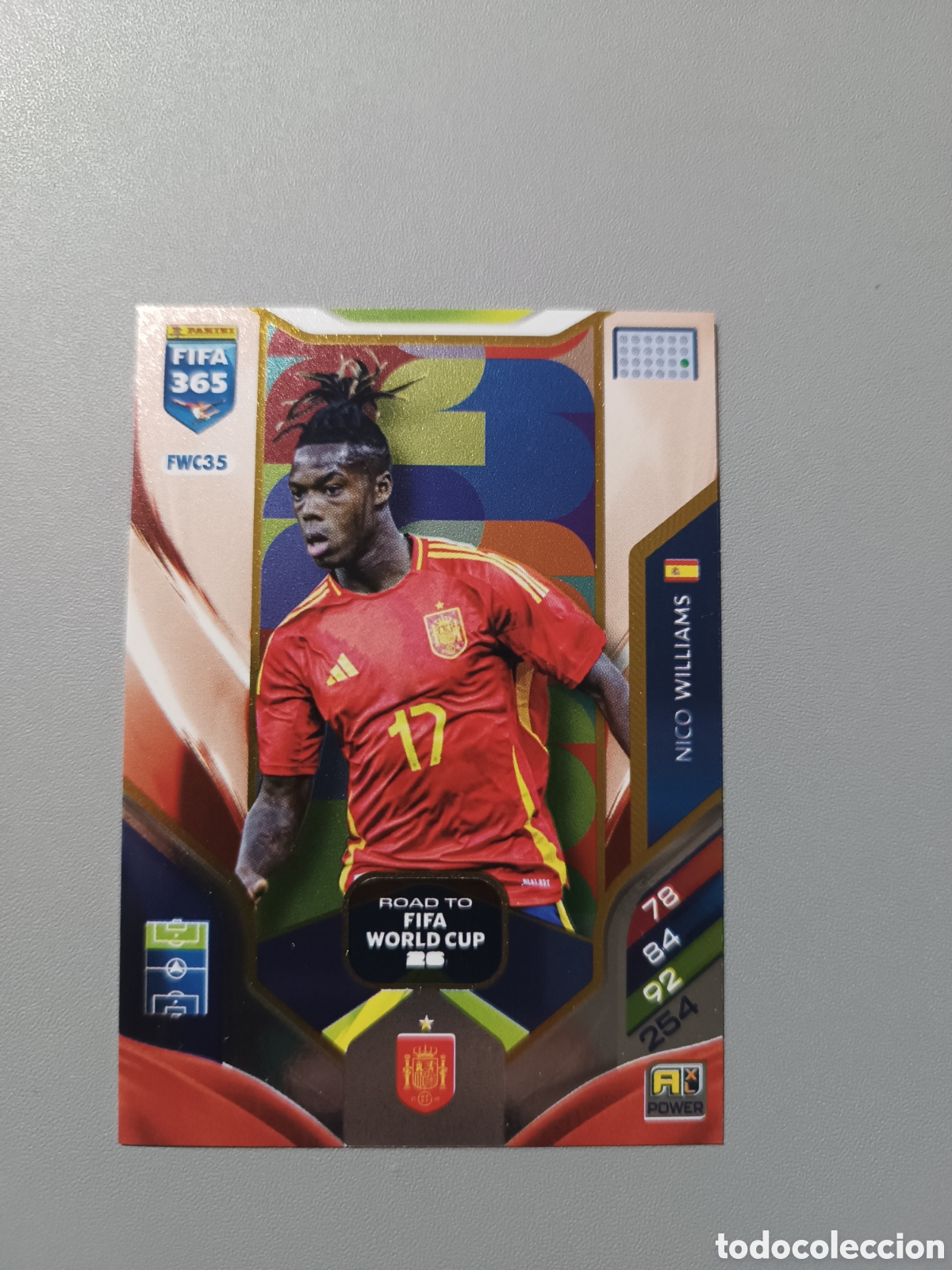 Cromos de Futebol: Nico Williams FWC35 Espa&ntilde;a - Adrenalyn Fifa 365 2025 2026 25 26