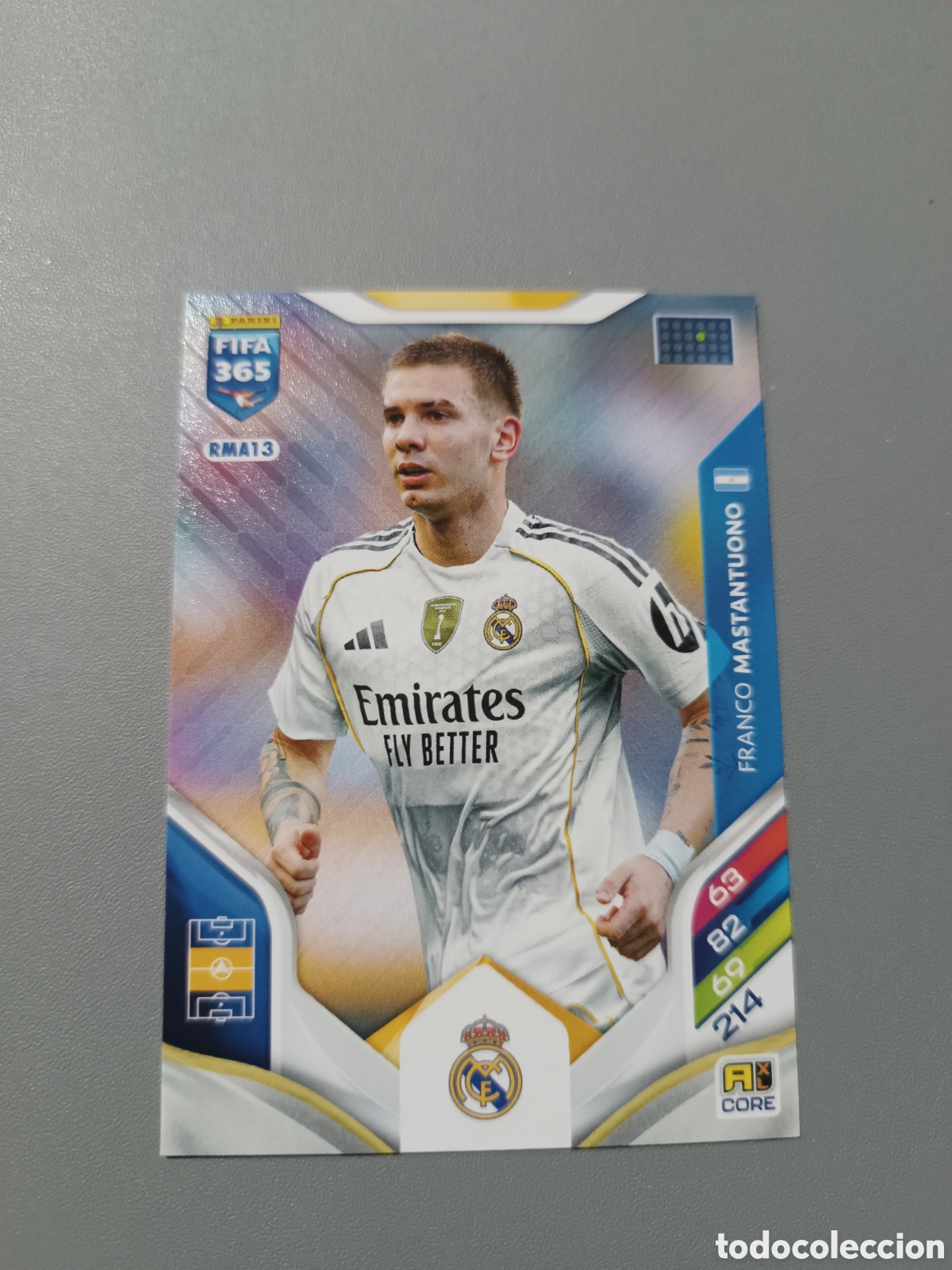 Cromos de Futebol: Mastantuono RMA13 Real Madrid - Adrenalyn Fifa 365 2025 2026 25 26