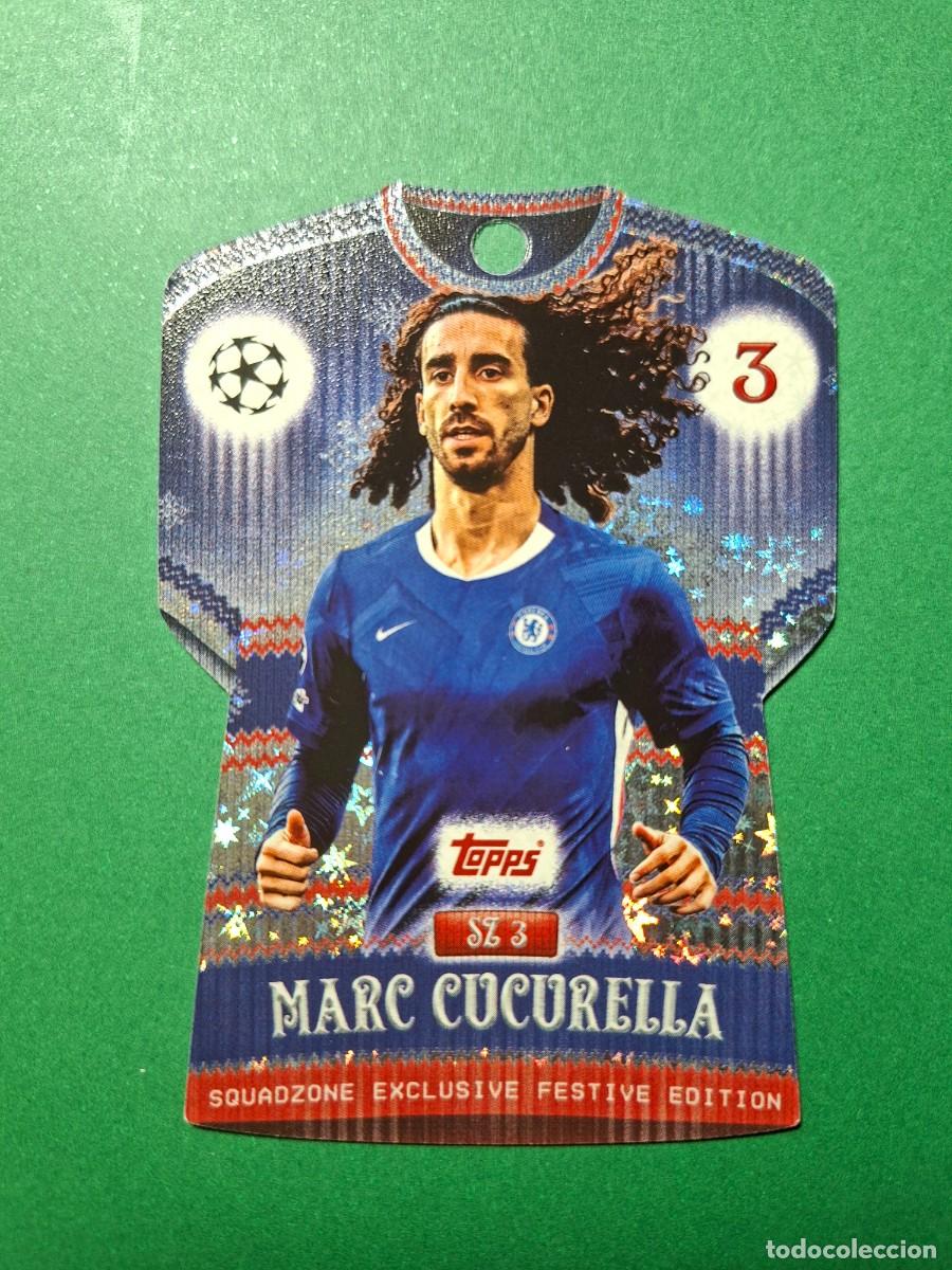 Cromos de f&uacute;tbol: MARC CUCURELLA SZ3 SZ 3 CHELSEA SQUADZONE FESTIVE TOPPS MATCH ATTAX CHAMPIONS 2025 2026 25 26
