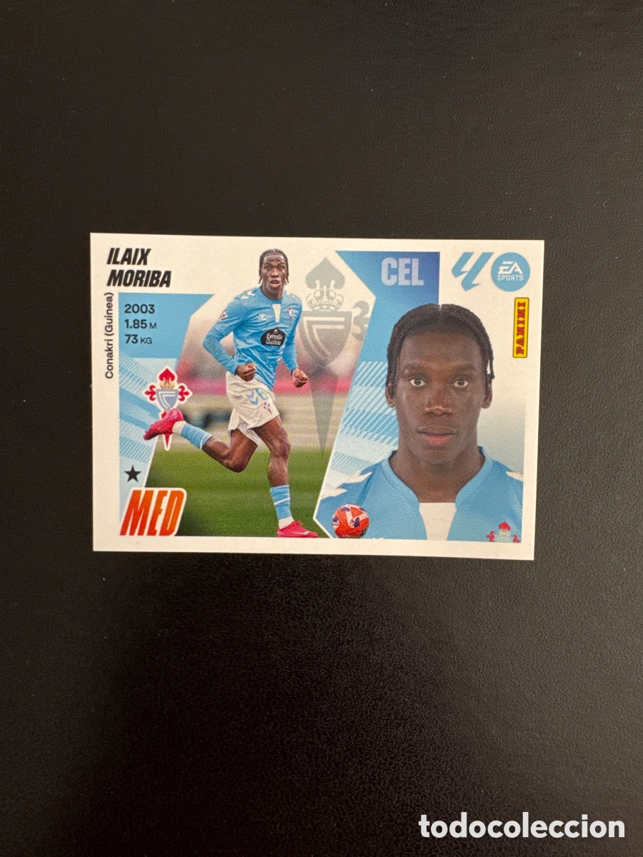 Cromos de F&uacute;tbol: ILAIX MORIBA CELTA DE VIGO NUMERO 12 LIGA ESTE 2025 2026