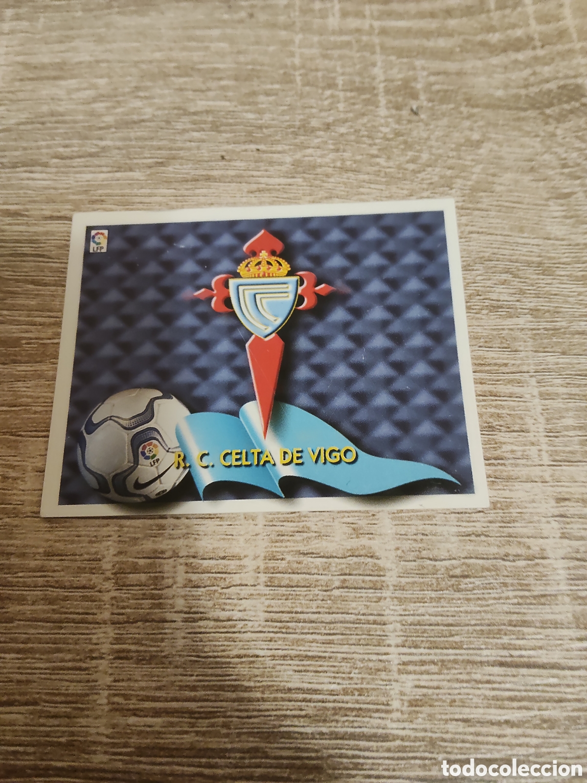 Cromos de F&uacute;tbol: Escudo Celta de Vigo liga 2000 2001 00 01 ediciones este