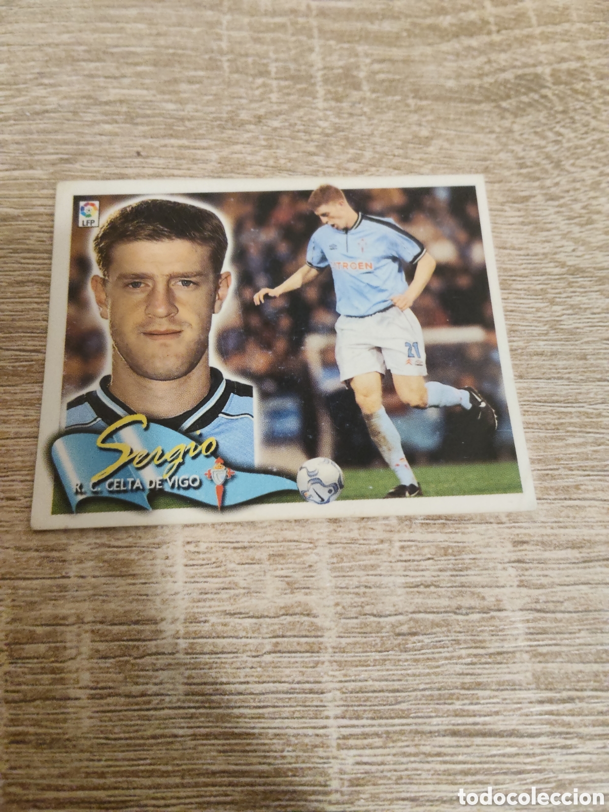 Cromos de F&uacute;tbol: Sergio Celta de Vigo liga 2000 2001 00 01 ediciones este