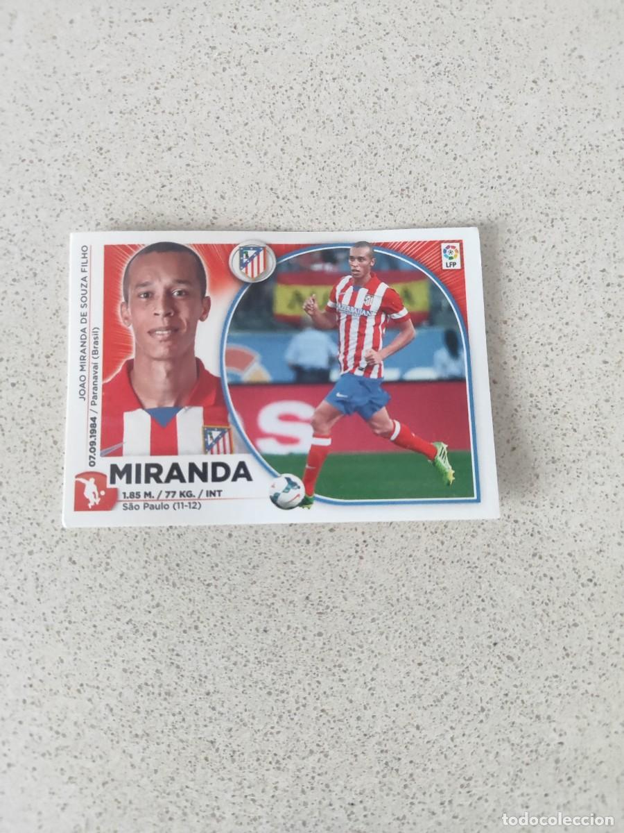 Cromos de Futebol: CROMO N&Uacute;MERO 4 MIRANDA ATL&Eacute;TICO DE MADRID. LIGA ESTE 14/15.