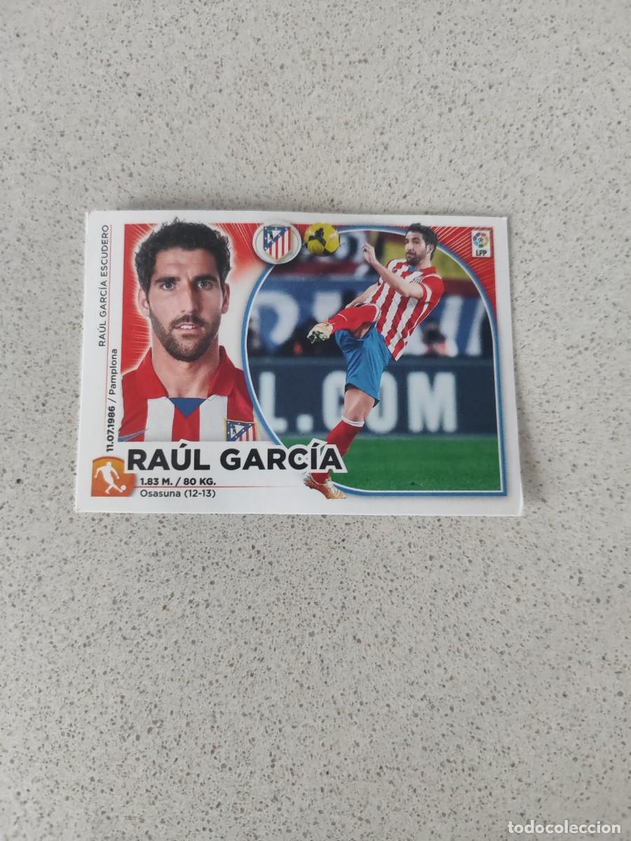 Figurine di Calcio: CROMO N&Uacute;MERO 14 RA&Uacute;L GARC&Iacute;A ATL&Eacute;TICO DE MADRID. LIGA ESTE 14/15.