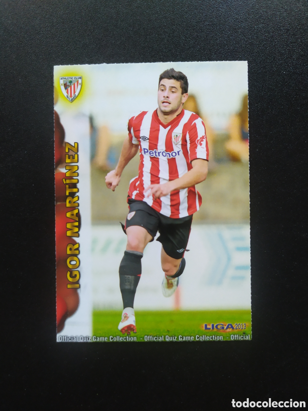 Cromos de f&uacute;tbol: Mundicromo fichas Liga 2012 2013 12 13 Igor Mart&iacute;nez n&deg; 254 Athletic Bilbao