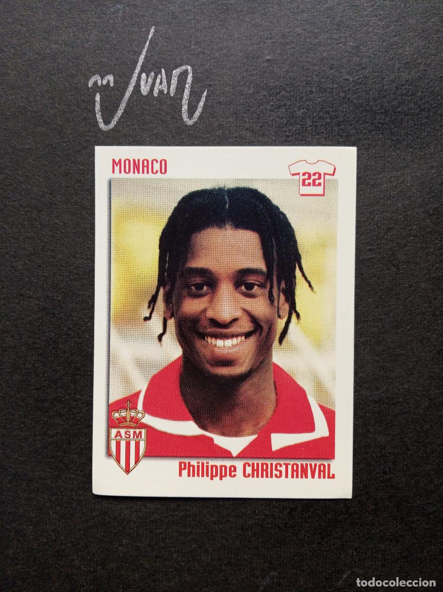 Cromos de F&uacute;tbol: N&ordm; 194 CHRISTANVAL AS MONACO FC BARCELONA ⚽ PANINI &reg; FOOT LIGUE 1 FRANCIA 1998 1999 98 99 SIN PEGAR