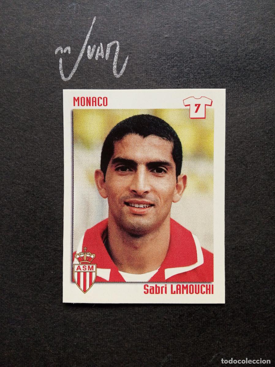 Cromos de Futebol: N&ordm; 202 SABRI LAMOUCHI AS MONACO ⚽ PANINI &reg; FOOT LIGUE 1 FRANCIA 1998 1999 98 99 SIN PEGAR