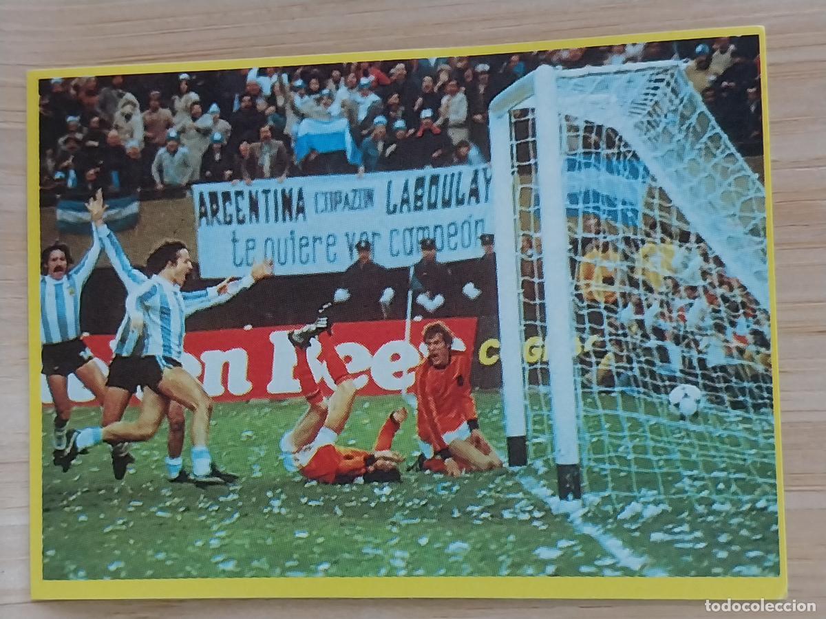 Cromos de F&uacute;tbol: FINAL ARGENTINA 1978 MUNDIAL ESPA&Ntilde;A 82 A&Ntilde;O 1982 ******* CROMO YOGUR DANONE SIN PEGAR NUNCA ORIGINAL