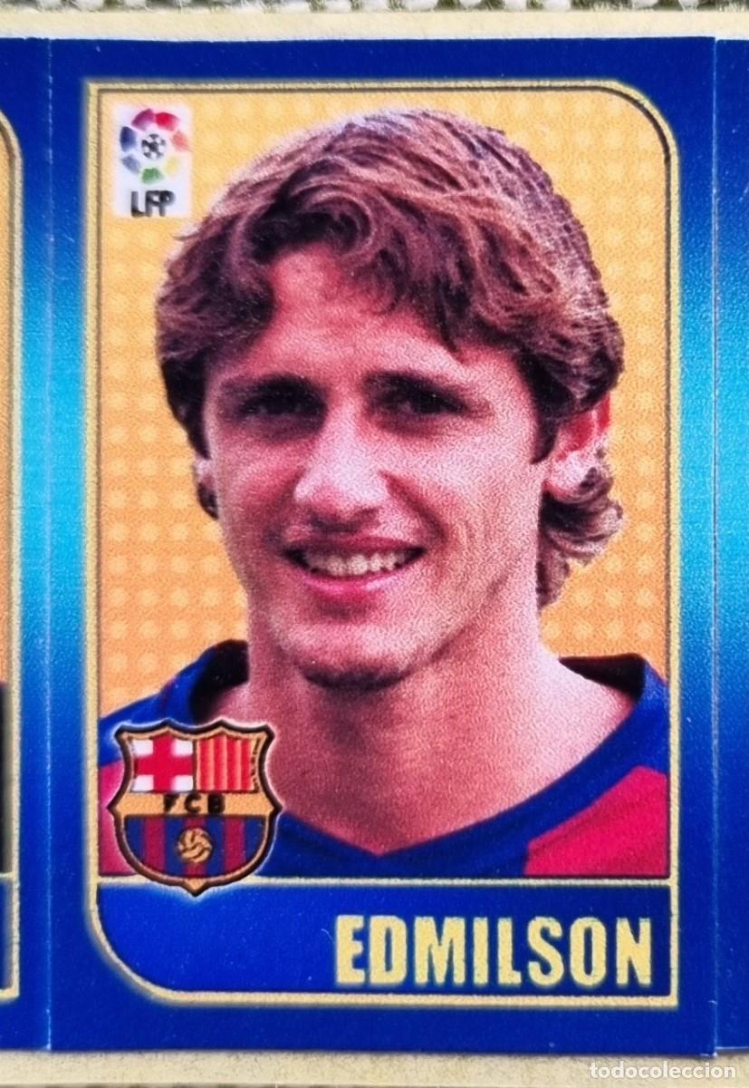 Fu&szlig;ball-Sticker: EDMILSON (Barcelona). Liga de las Estrellas 04-05 Chicles Liga 2004 2005 (Panini) SIN PEGAR