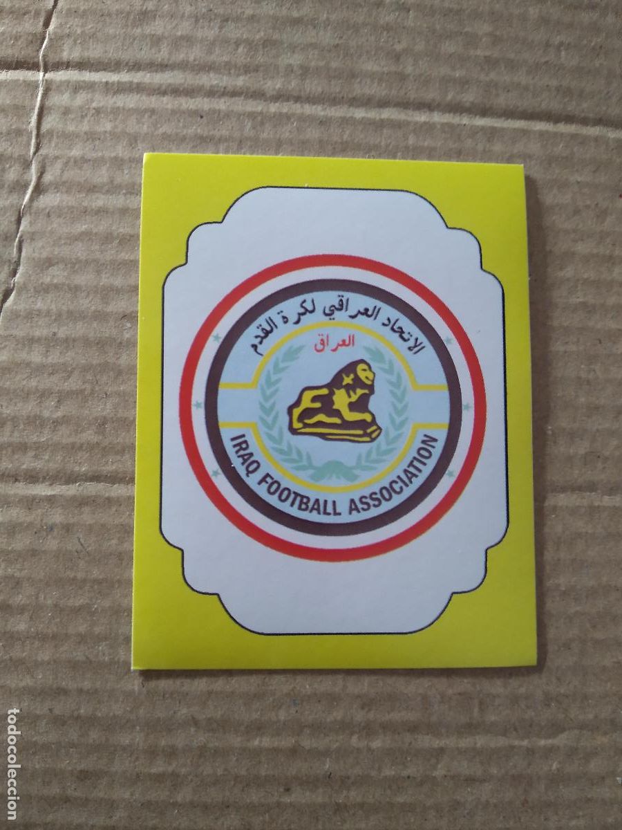 Football Stickers: ESCUDO IRAQ IRAK CROMO FUTBOL ARABIAN GULF CUP 2025 COPA GOLFO ARABIA 25 HORUS