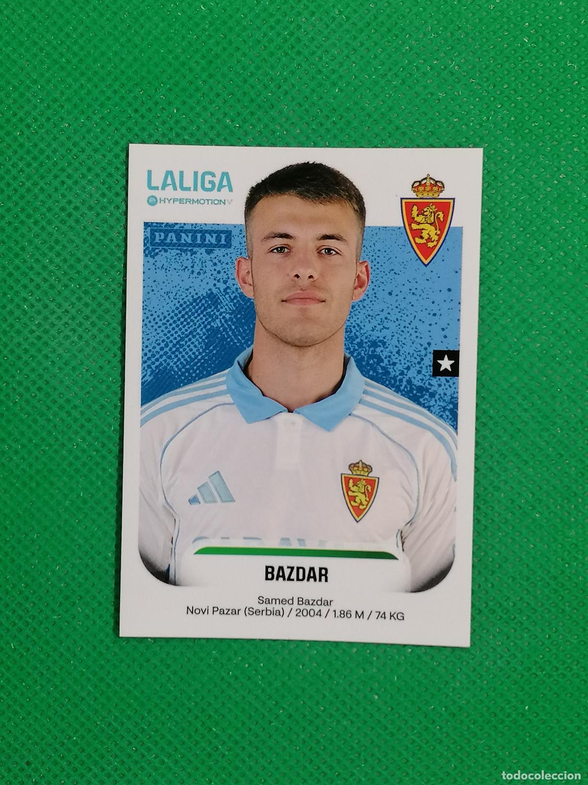 Fu&szlig;ball-Sticker: 417 BAZDAR ZARAGOZA ⚽ PANINI LIGA HYPERMOTION 25 26 2025 2026 ⚽