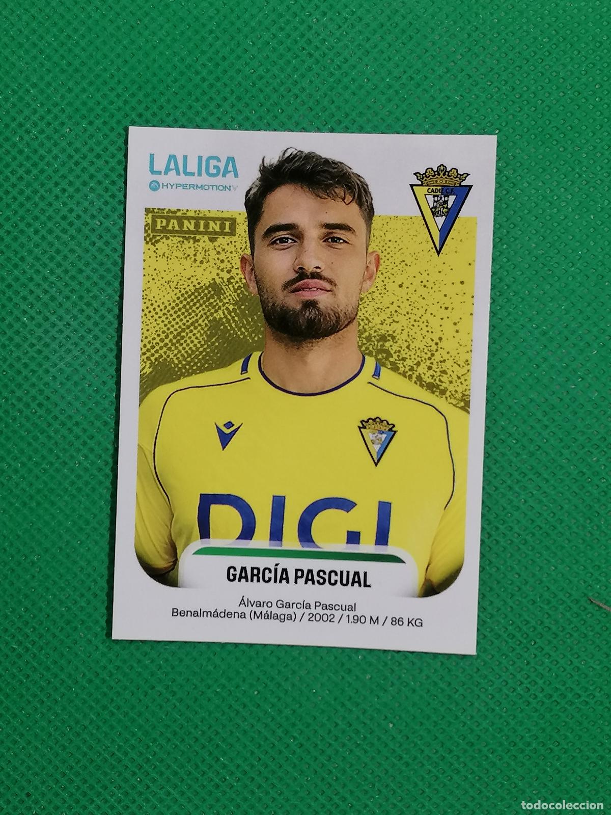Cromos de F&uacute;tbol: 95 GARCIA PASCUAL CADIZ ⚽ PANINI LIGA HYPERMOTION 25 26 2025 2026 ⚽