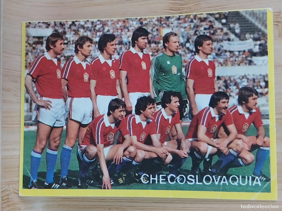 Cromos de F&uacute;tbol: CHECOSLOVAQUIA MUNDIAL ESPA&Ntilde;A 82 A&Ntilde;O 1982 *-..-* CROMO 58 YOGUR DANONE SIN PEGAR NUNCA ORIGINAL