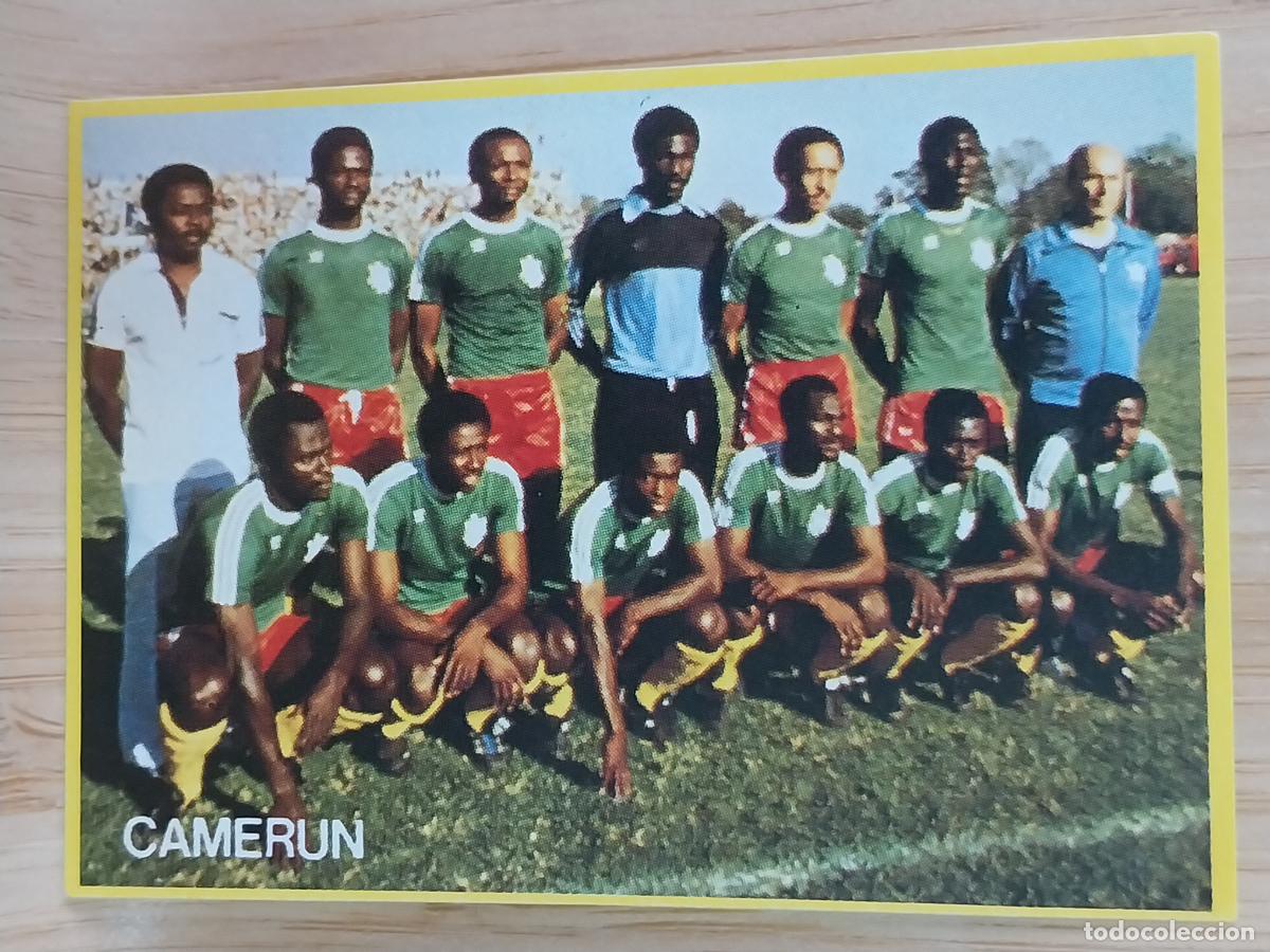 Cromos de F&uacute;tbol: CAMERUN MUNDIAL ESPA&Ntilde;A 82 A&Ntilde;O 1982 *-..-* CROMO 57 YOGUR DANONE SIN PEGAR NUNCA ORIGINAL