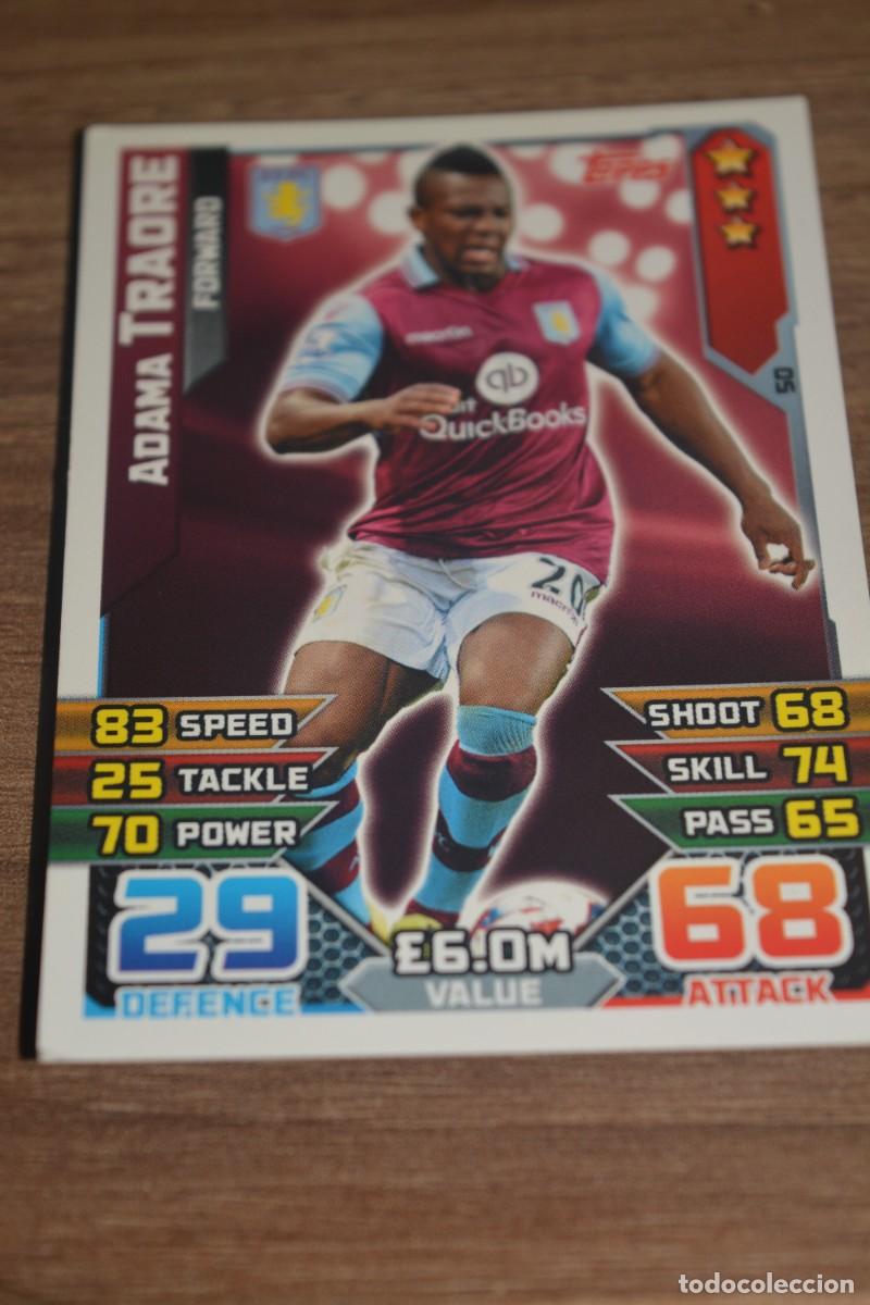 Cromos de Futebol: ATENCI&Oacute;N AFICIONADOS DEL FC BARCELONA !!!!!. CARD DE ADAMA TRAORE CON EL ASTOM VILLA FC