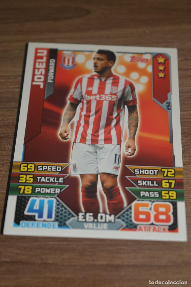 Cromos de Futebol: ATENCI&Oacute;N AFICIONADOS DEL CELTA,ESPANYOL,CORU&Ntilde;A,R MADRID!!!!!. CARD DE JOSELU CON EL STOKE CITY