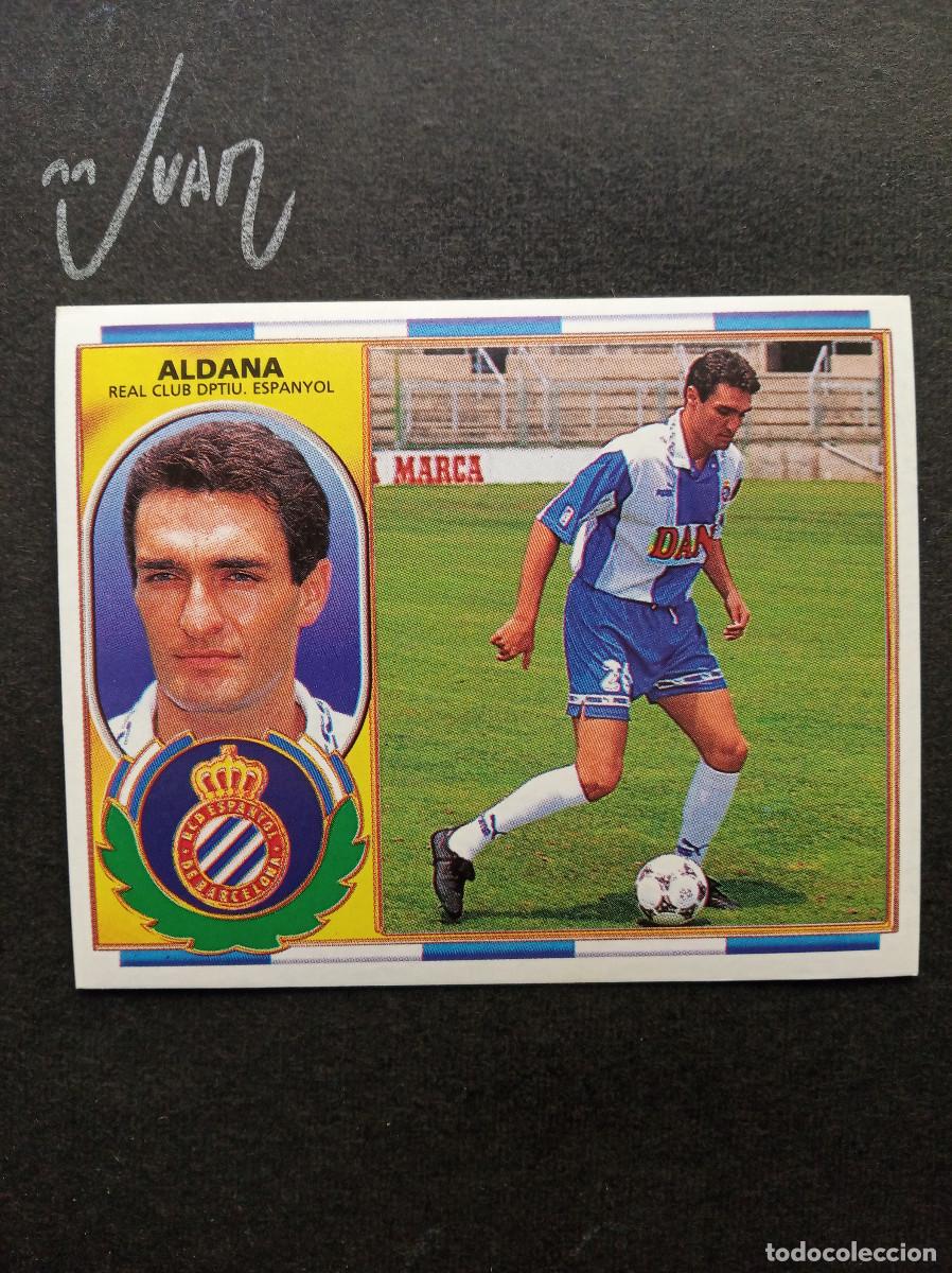 Fu&szlig;ball-Sticker: FICHAJE N&ordm; 7 ALDANA RCD ESPANYOL ⚽ COLECCIONES ESTE &reg; 1996 1997 LIGA FUTBOL 96 97 SIN PEGAR NUNCA