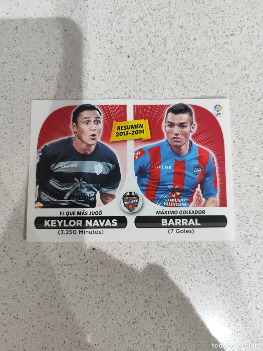 Fu&szlig;ball-Sticker: CROMO N&Uacute;MERO 24 RESUMEN TEMPORADA LEVANTE. LIGA ESTE 14/15.