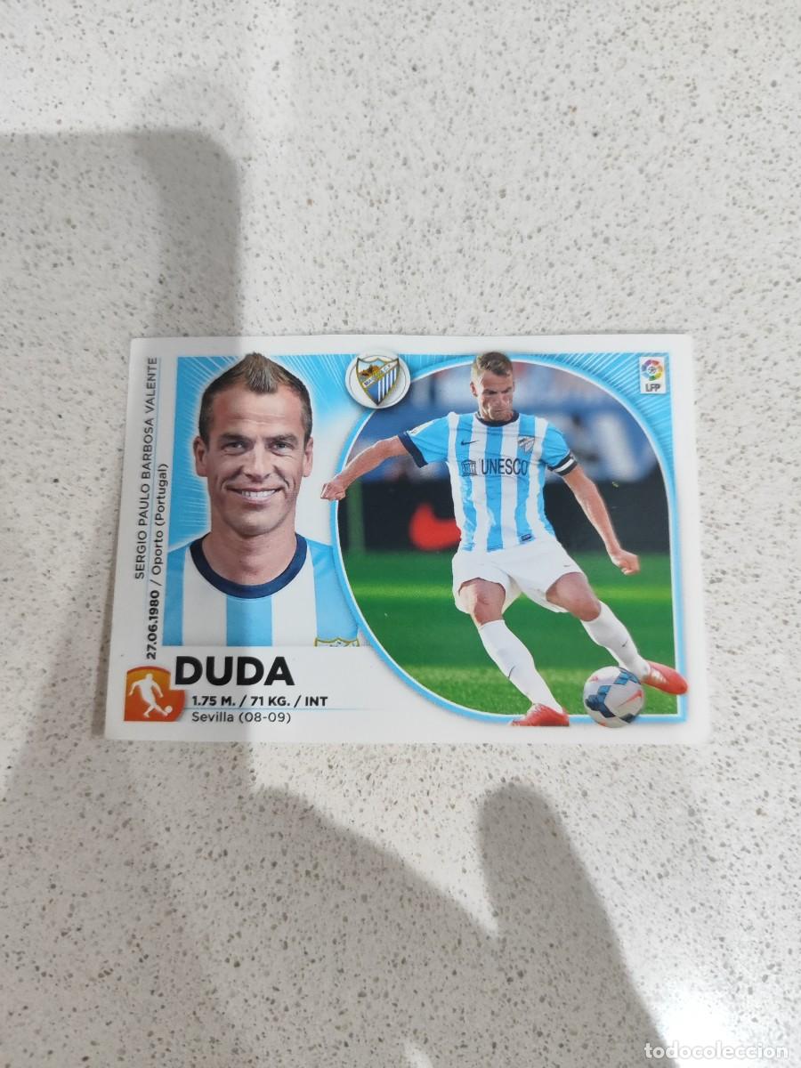 Cromos de F&uacute;tbol: CROMO N&Uacute;MERO 12 DUDA M&Aacute;LAGA. LIGA ESTE 14/15.