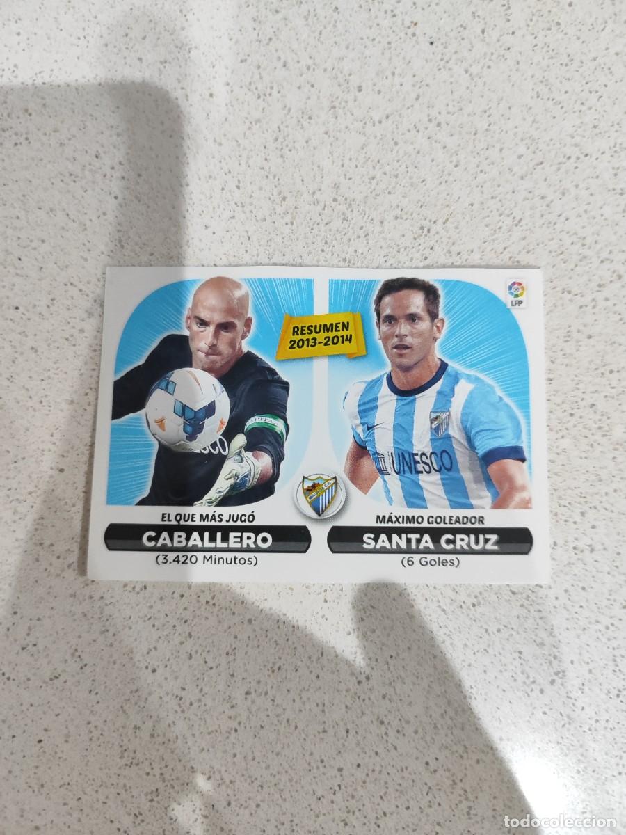 Cromos de Futebol: CROMO N&Uacute;MERO 24 RESUMEN TEMPORADA M&Aacute;LAGA. LIGA ESTE 14/15.