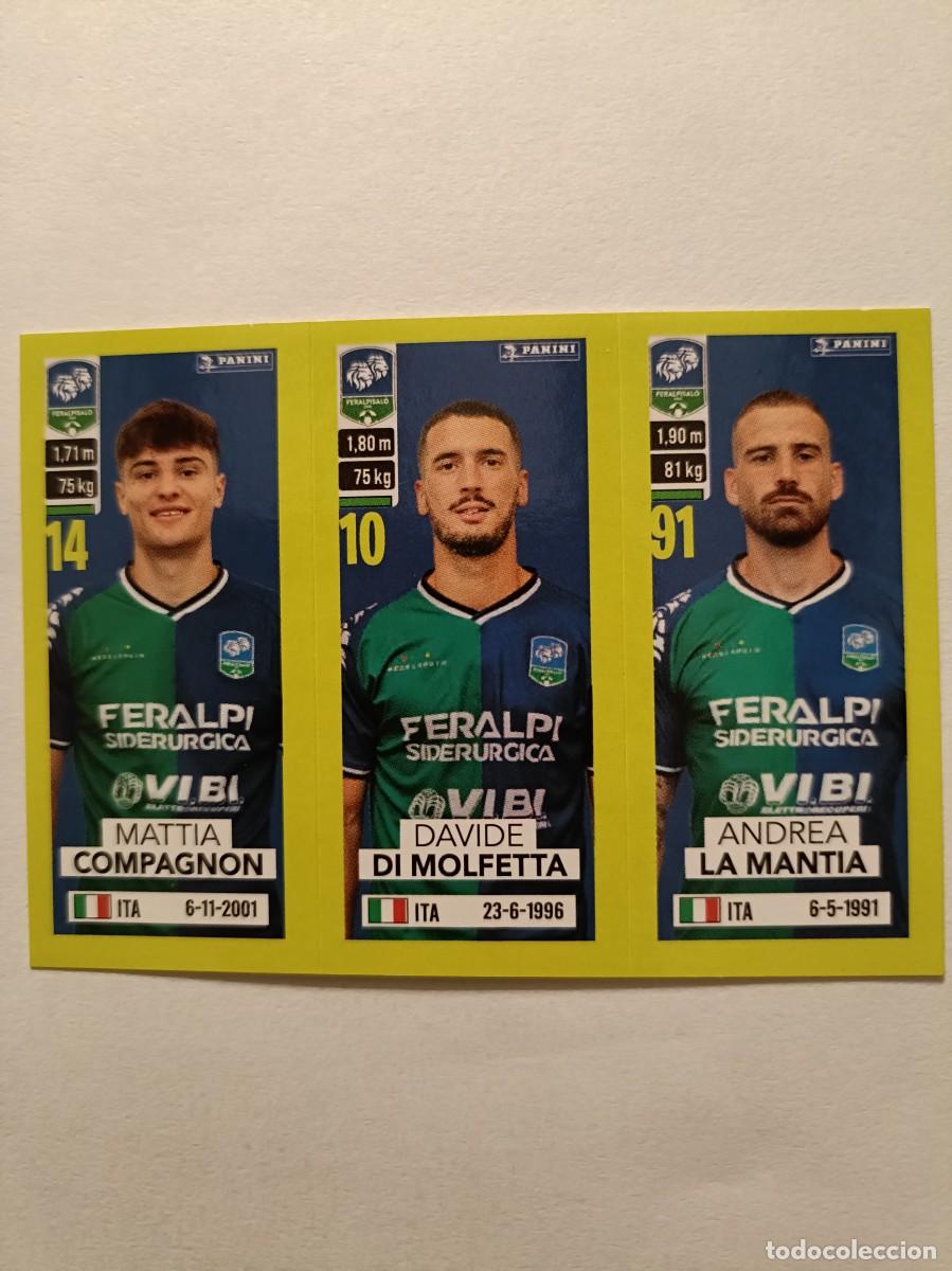 Figurine di Calcio: #574 COMPAGNON/DI MOLFETTA/LA MANTIA FERALPISALO CALCIATORI 23/24 PANINI
