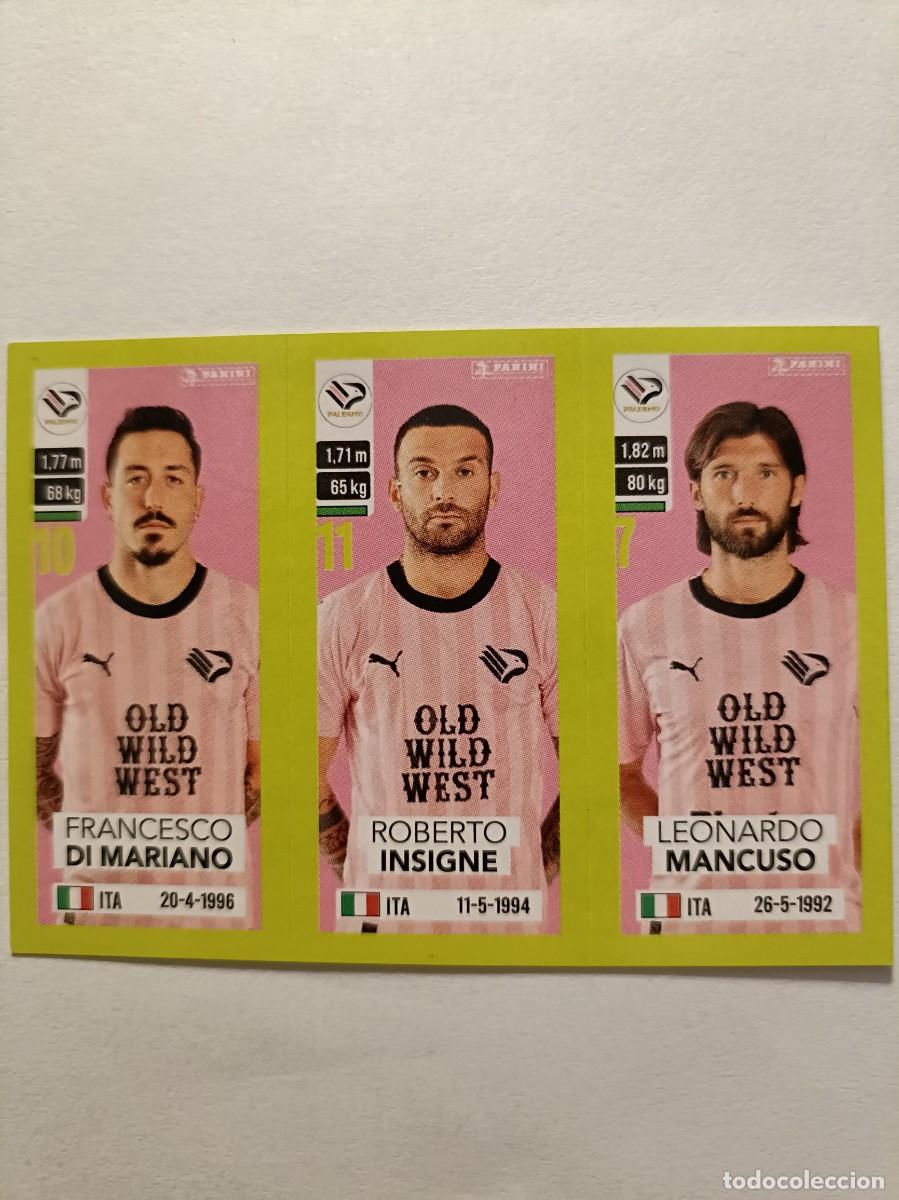 Cromos de Futebol: #593 DI MARIANO/INSIGNE/MANCUSO PALERMO CALCIATORI 23/24 PANINI