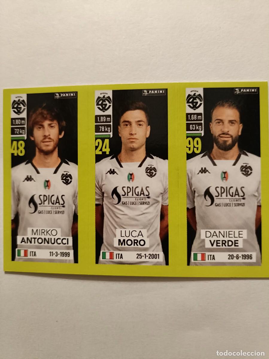 Cromos de Futebol: #626 ANTONUCCI/MORO/VERDE SPEZIA CALCIATORI 23/24 PANINI