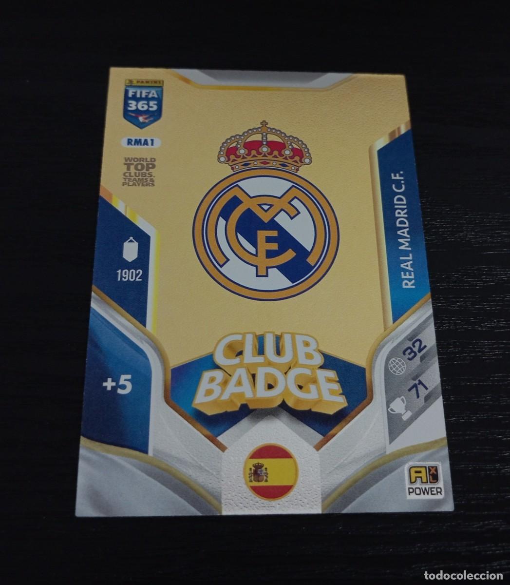 Cromos de f&uacute;tbol: -PANINI ADRENALYN FIFA 365 2026 : RMA1 ESCUDO ( REAL MADRID )