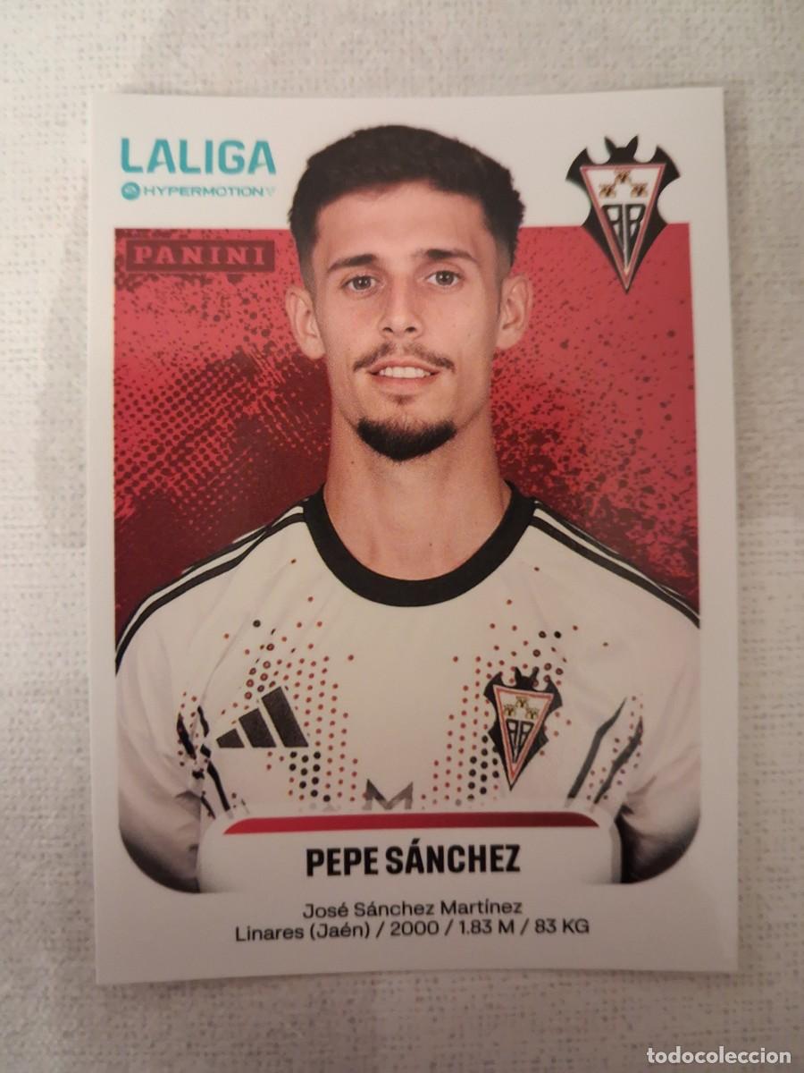 Cromos de f&uacute;tbol: Liga Hypermotion 25/26 Sin Pegar Albacete 9A Pepe Sanchez