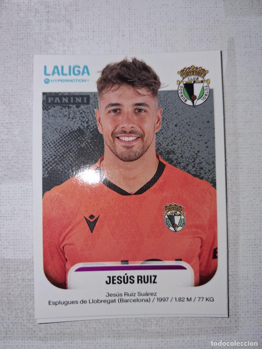 Fu&szlig;ball-Sticker: Liga Hypermotion 25/26 2025 2026 Sin Pegar Burgos 62 Jesus Ruiz