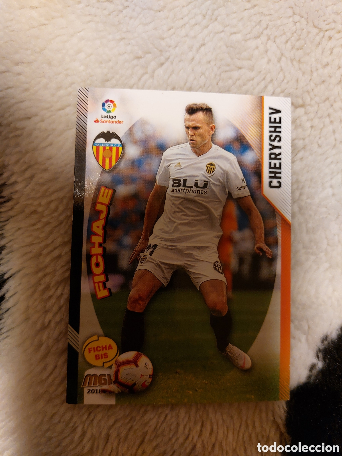 Fu&szlig;ball-Sticker: MEGACRACKS 2018 2019 18 19 PANINI CHERYSHEV N&ordm; 473 BIS FICHAJE VALENCIA ALBUM LIGA F&Uacute;TBOL MGK
