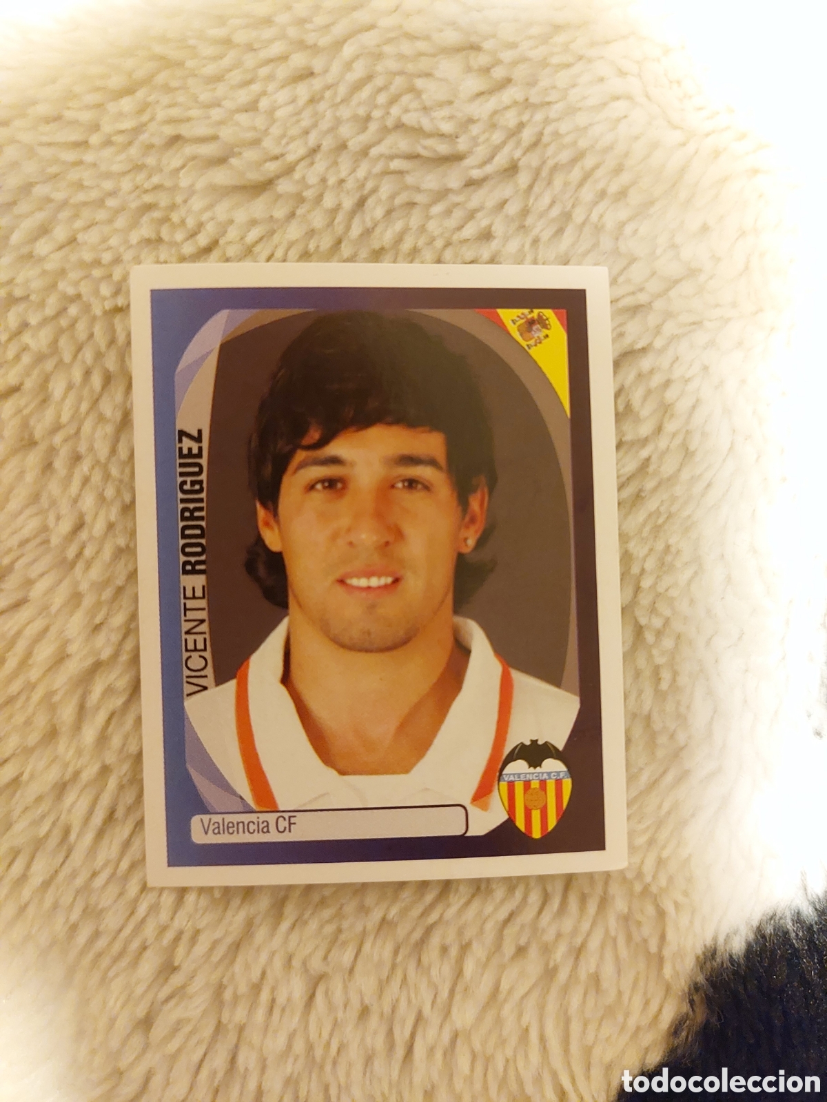 Cartes &agrave; collectionner de Football: 445 VICENTE RODRIGUEZ VALENCIA CROMOS FUTBOL UEFA CHAMPIONS LEAGUE 2007 2008 07 08 PANINI