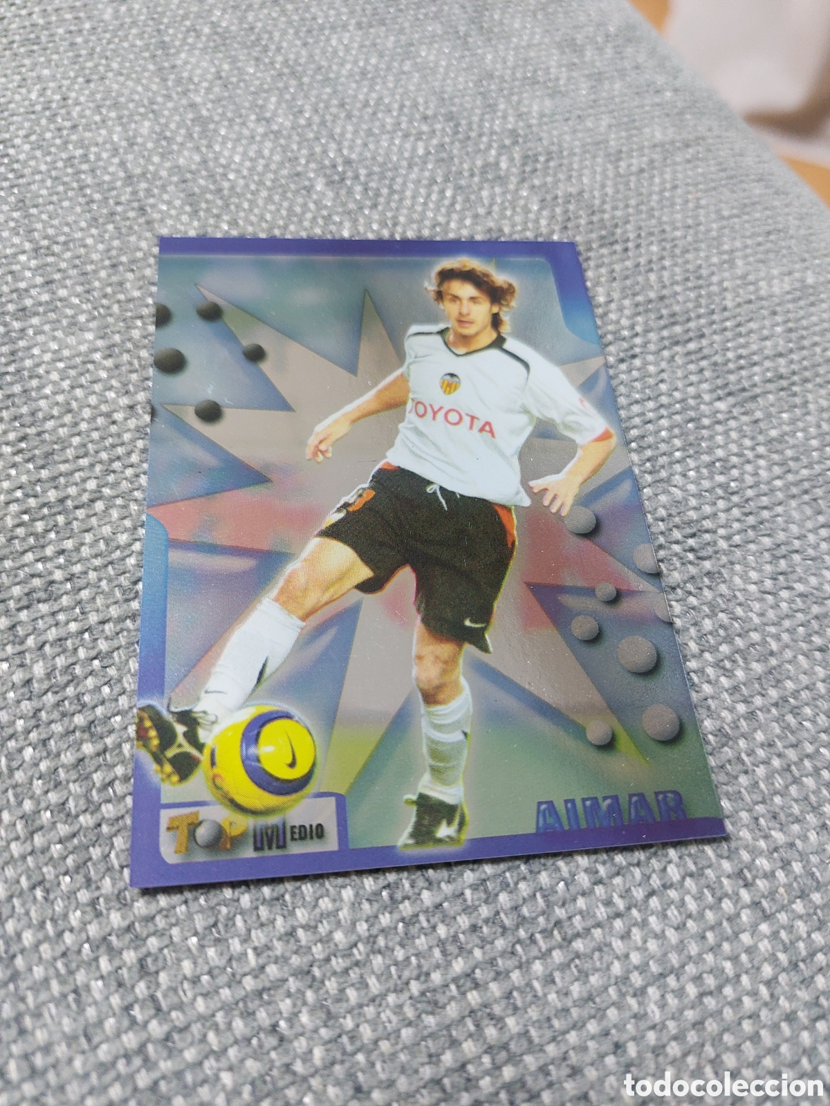 Cartes &agrave; collectionner de Football: 133 PABLO AIMAR BRILLO LISO NORMAL VALENCIA CARD EDICION ESPECIAL TOP MUNDICROMO 2005 2006 05 06