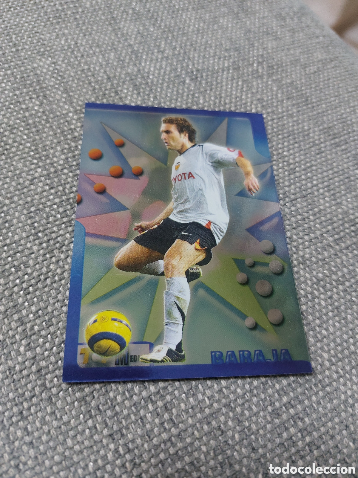 Fu&szlig;ball-Sticker: 115 BARAJA VALENCIA TOP LIGA 2003 2004 MUNDICROMO MEGACARD