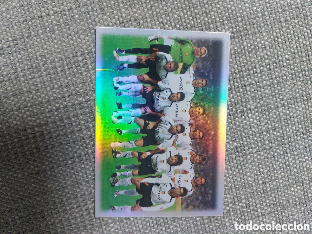Cartes &agrave; collectionner de Football: 556 ALINEACI&Oacute;N VALENCIA MUNDICROMO 2005 2006 05 06