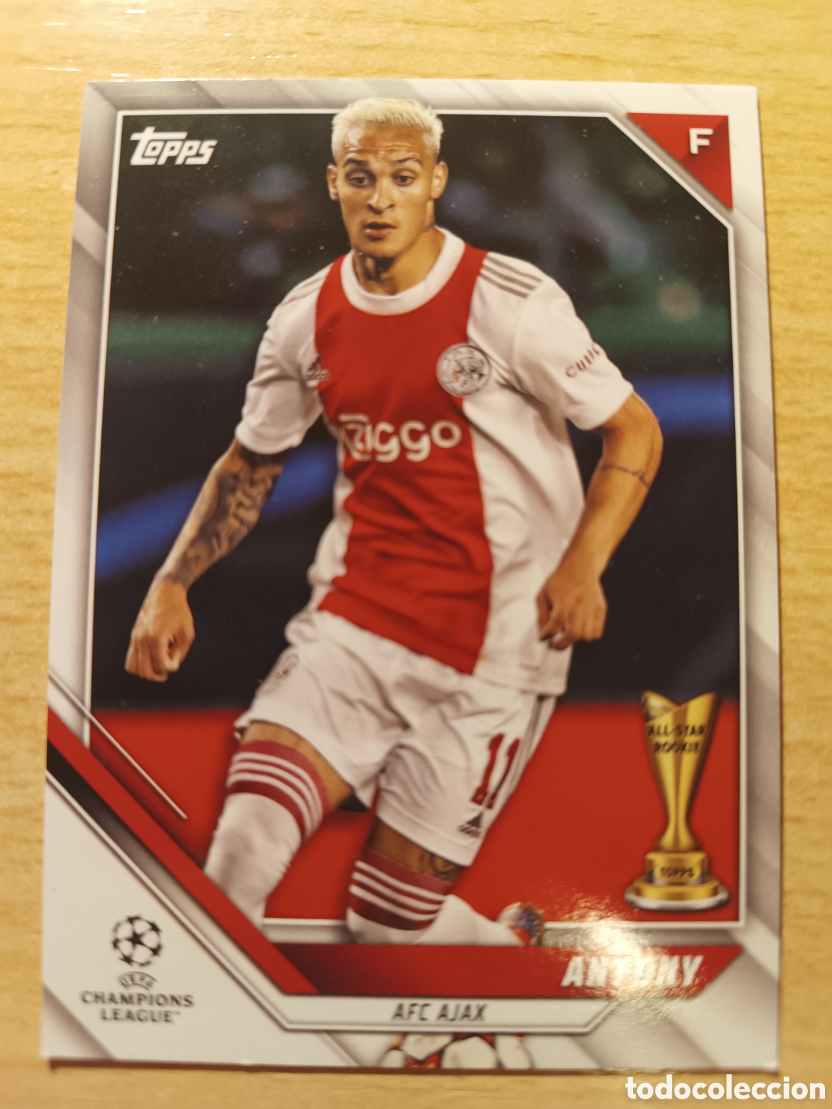 Football Stickers: 82 ANTONY ALL STAR ROOKIE AJAX TOPPS UCC FLAGSHIP 2022 2023 22 23