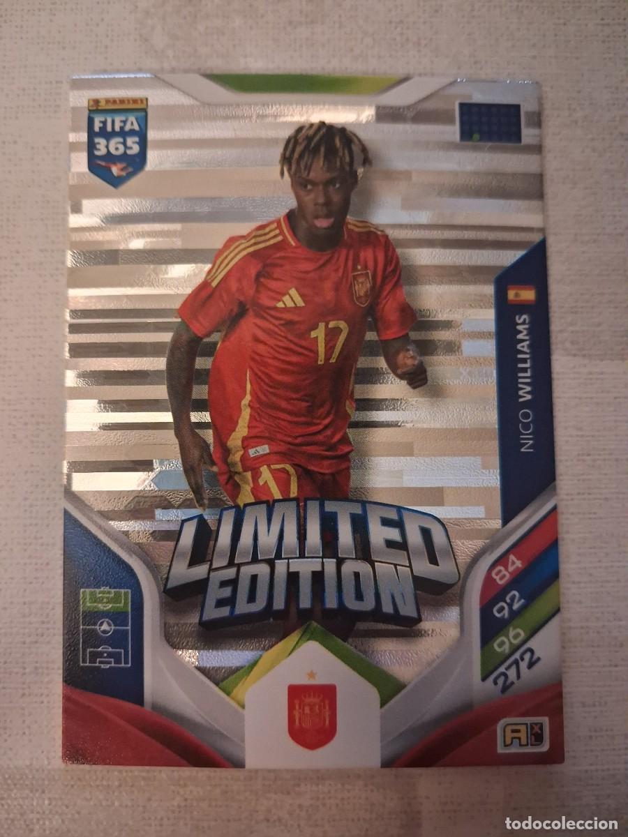 Fu&szlig;ball-Sticker: Fifa 365 Adrenalyn 2025 2026 25 26 Limited Edition Nico Williams Espa&ntilde;a