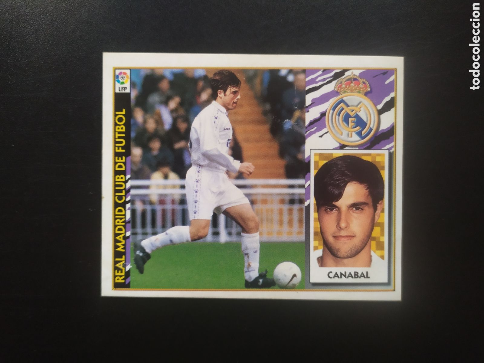 Cromos de f&uacute;tbol: Liga este 1997 1998 97 98 Canabal coloca Real Madrid